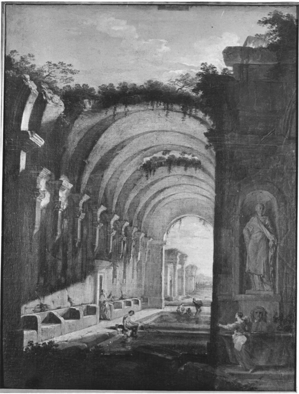 Ruderi con terme - Galleria Corsini, Roma